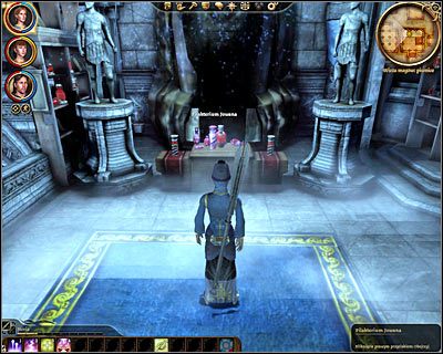 W środku czekają Cię kolejne walki, tak więc zachowaj ostrożność, zwłaszcza że jeden z wrogów będzie mini-bossem (Strażnik opiekun ) - Dragon Age Początek: Więzy krwi i magii - Dragon Age: Początek - poradnik do gry