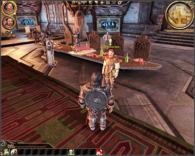 Po drodze zaczepi Cię Lord Ronus Dace (M16, 4) i warto byłoby go wysłuchać - Dragon Age Początek: Szlachecka uczta - Dragon Age: Początek - poradnik do gry