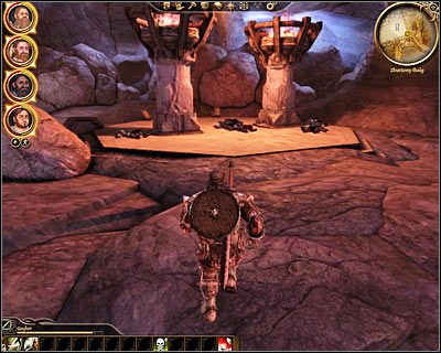 Jeżeli zignorowałeś ostrzeżenia Bhelena to w miejscu spotkania odnajdziesz ciało Triana i jego wartowników - Dragon Age Początek: Szlachetna wyprawa - Dragon Age: Początek - poradnik do gry