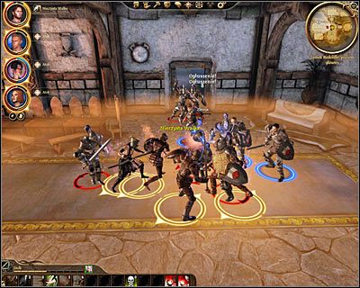 Wejdź do zachodniego pomieszczenia, w którym napadnięty zostaniesz przez opętanych przez Connora rycerzy - Dragon Age Początek: Arl Redcliffe (2) - Dragon Age: Początek - poradnik do gry