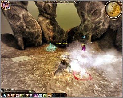 Po każdej wygranej walce (M31, 4) musisz korzystać z portalu i badać nowy obszar w celu odnalezienia kolejnej pozycji Connora - Dragon Age Początek: Arl Redcliffe (2) - Dragon Age: Początek - poradnik do gry