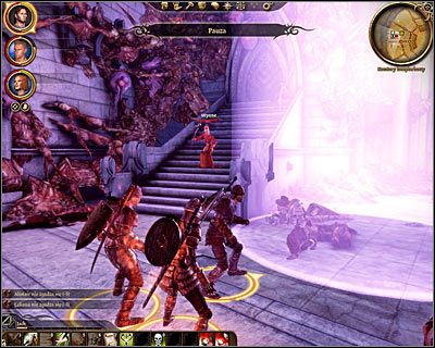 Po dotarciu do ostatniej sali tego poziomu (M34, 10) gra automatycznie rozpocznie rozmowę z Cullenem , czyli z jednym z uwięzionych templariuszy - Dragon Age Początek: Przerwany krąg (2) - Dragon Age: Początek - poradnik do gry