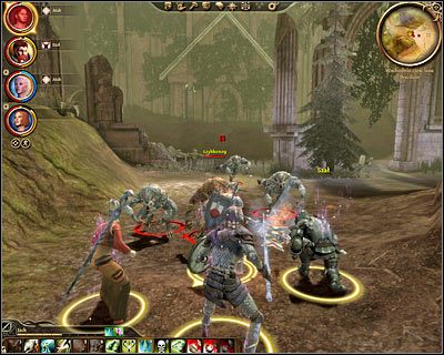 Ruszaj prosto, a już po kilku chwilach zostaniesz po raz kolejny zatrzymany przez Szybkonoga - Dragon Age Początek: Natura bestii (2) - Dragon Age: Początek - poradnik do gry