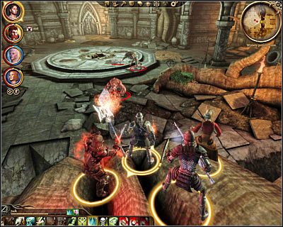 Tu (M44, 1) musisz przez cały czas kierować się na zachód - Dragon Age Początek: Natura bestii (2) - Dragon Age: Początek - poradnik do gry