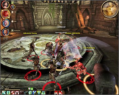 Docelowo musisz dotrzeć do drugiego większego pomieszczenia (M45, 2), w którym spotkasz ducha chłopca - Dragon Age Początek: Natura bestii (2) - Dragon Age: Początek - poradnik do gry