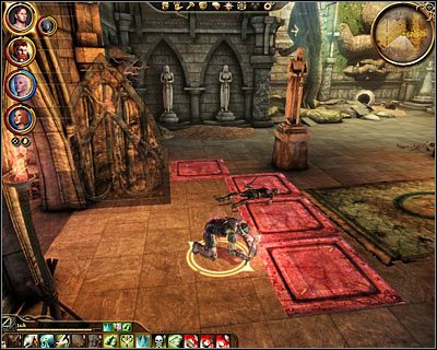 Przebijaj się przez kolejne zastępy sił wroga aż dotrzesz do znacznie większego pomieszczenia (M45, 5) - Dragon Age Początek: Natura bestii (2) - Dragon Age: Początek - poradnik do gry