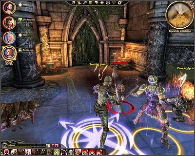 Dojdzie tu teraz do potężnej bitwy, w której po Twojej stronie znajdą się wszystkie wilkołaki (włącznie z Chorym Kłem czyli Panią Lasu) - Dragon Age Początek: Natura bestii (3) - Dragon Age: Początek - poradnik do gry