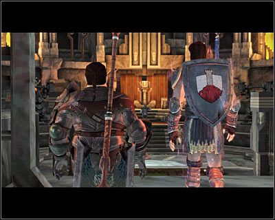 Po dotarciu na miejsce (M53, 9) automatycznie załączy się scenka obrazująca Twoje wystąpienie przed radą - Dragon Age Początek: Patronka swego rodu - Dragon Age: Początek - poradnik do gry