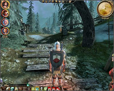 Po dotarciu do strefy [Wioska Azyl ] (M60, 1) podejdź troszeczkę do przodu i porozmawiaj z Gwardzistą - Dragon Age Początek: Urna Świętych Prochów (1) - Dragon Age: Początek - poradnik do gry