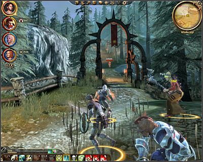 Po drodze możesz wejść do nowej chatki, tak by znaleźć się w [Wioska Azyl - Miejscowy sklep ] (M60, 4) - Dragon Age Początek: Urna Świętych Prochów (1) - Dragon Age: Początek - poradnik do gry