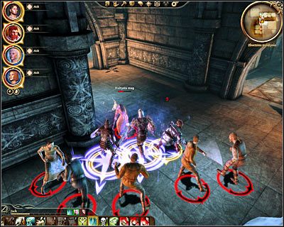 Najwięcej niespodzianek czeka Cię w północno-zachodnim narożniku (M61, 5), a to dlatego, że są to sale kultystów - Dragon Age Początek: Urna Świętych Prochów (2) - Dragon Age: Początek - poradnik do gry