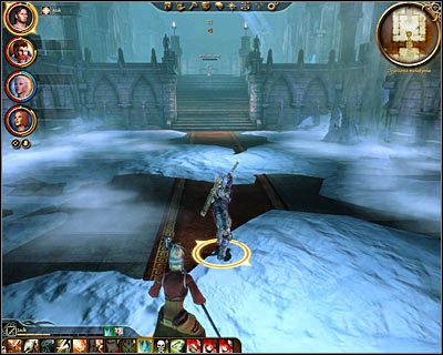 Możesz już udać się do jedynego niezbadanego przejścia, znajdującego się na północ od głównej sali (M61, 9) - Dragon Age Początek: Urna Świętych Prochów (2) - Dragon Age: Początek - poradnik do gry