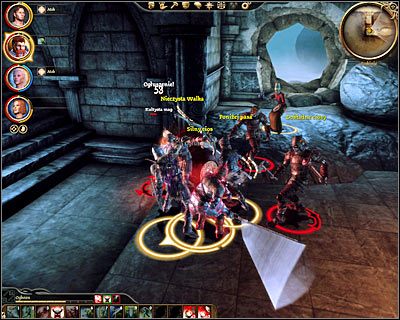 Wybierając zachodni korytarz (M62, 9) zaczniesz przybliżać się do swojego celu - Dragon Age Początek: Urna Świętych Prochów (3) - Dragon Age: Początek - poradnik do gry
