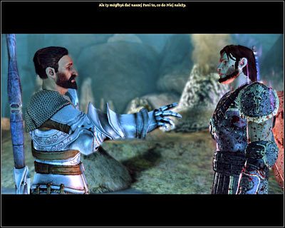 Jeżeli skierujesz rozmowę na odpowiedni tor to będziesz mógł przyczynić się do udzielenia wsparcia kultystom w zniszczeniu Urny Świętych Prochów - Dragon Age Początek: Urna Świętych Prochów (4) - Dragon Age: Początek - poradnik do gry