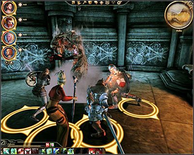 Pierwsza próba (M63, 3) polega na odbyciu rozmowy z duchami ośmiu osób - Dragon Age Początek: Urna Świętych Prochów (4) - Dragon Age: Początek - poradnik do gry