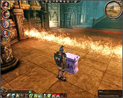 Ostatnia czwarta próba (M63, 6) będzie na szczęście dla odmiany banalnie prosta - Dragon Age Początek: Urna Świętych Prochów (5) - Dragon Age: Początek - poradnik do gry