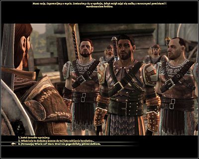 Opis: Tuż po przybyciu do [Lothering ] (M25, 1) zaczepiony zostaniesz przez bandę rozbójników , żądających opłaty w wysokości 10 srebrnych monet - Dragon Age Początek: Bandyci na trakcie (Lothering) - Dragon Age: Początek - poradnik do gry