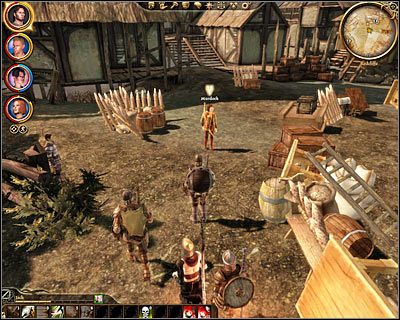 Pozostało Ci już tylko odbycie rozmowy z Murdockiem (M27, 18), którego odnajdziesz w centralnej części wioski - Dragon Age Początek: Oblężona wioska (Redcliffe) - Dragon Age: Początek - poradnik do gry