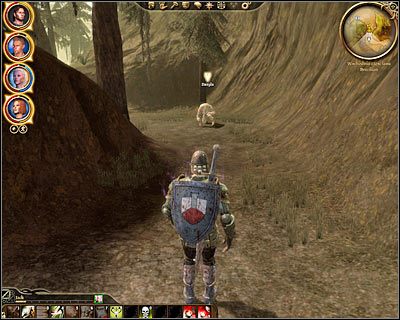 Wybierz się do [Las Brecilian - Wschodnia część ] korzystając z północnego przejścia - Dotknięta klątwą | Questy - Las Brecilian | Dragon Age Początek - Dragon Age: Początek - poradnik do gry