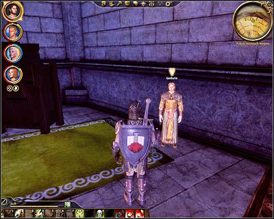 Wybierz się do [Wieża Kręgu - Pokoje starszych magów ] i odszukaj Godwina (M33, 12) - Drogocenne metale | Questy - Orzammar | Dragon Age Początek - Dragon Age: Początek - poradnik do gry