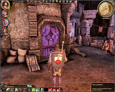 Następny cel podróży to [Orzammar - Dzielnica gminu - Kurzowisko - Skład Alimara ] (M49, 5) - Kryjówka Jarvii | Questy - Orzammar | Dragon Age Początek - Dragon Age: Początek - poradnik do gry