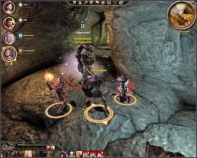 Po dotarciu do pomieszczenia z trującymi oparami (M59, 5) pozostaw na zewnątrz całą drużynę - Patronka swego rodu (5) | Questy - Orzammar | Dragon Age Początek - Dragon Age: Początek - poradnik do gry