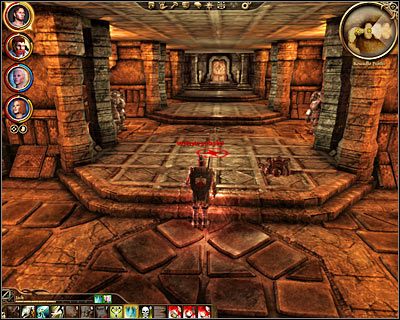 Kolejne niespodzianki czekają Cię w długim korytarzu z golemami ustawionymi po bokach (M59, 6) - Patronka swego rodu (5) | Questy - Orzammar | Dragon Age Początek - Dragon Age: Początek - poradnik do gry