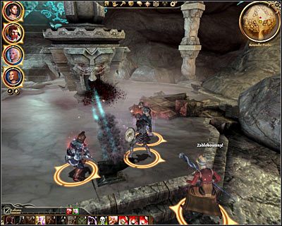 Musisz teraz powtarzać opisane wyżej czynności, tak by zniszczyć wszystkie cztery ścianki - Patronka swego rodu (5) | Questy - Orzammar | Dragon Age Początek - Dragon Age: Początek - poradnik do gry