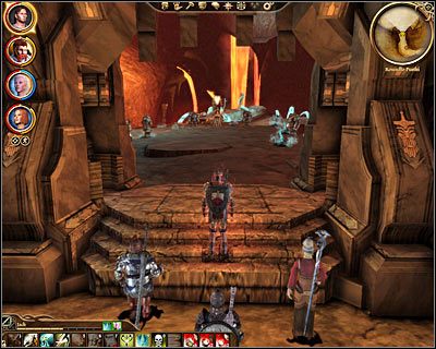 Po wygranej bitwie możesz od razu skierować się w stronę nowo odblokowanego przejścia (M59, 8) - Patronka swego rodu (5) | Questy - Orzammar | Dragon Age Początek - Dragon Age: Początek - poradnik do gry