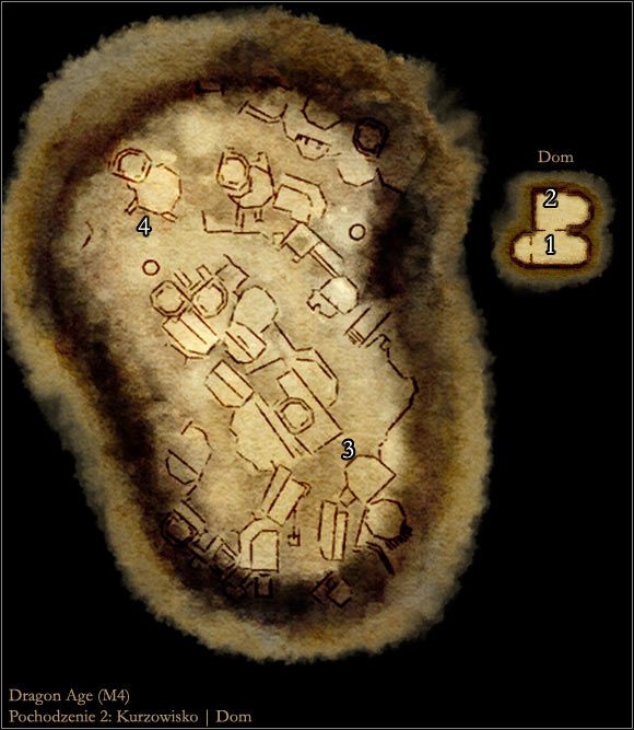 1 - Mapa M4 Kurzowisko | Mapy | Dragon Age Początek - Dragon Age: Początek - poradnik do gry