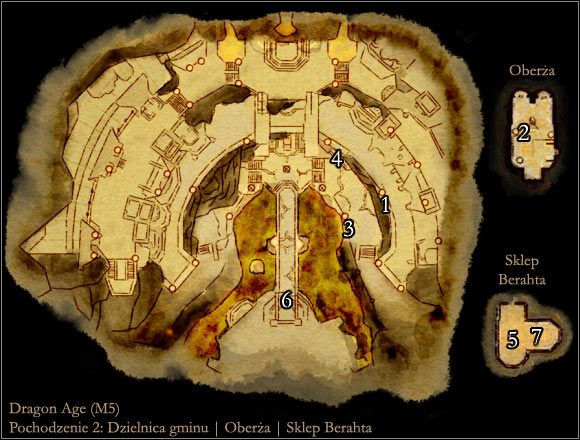 1 - Mapa M5 Dzielnica gminu | Mapy | Dragon Age Początek - Dragon Age: Początek - poradnik do gry