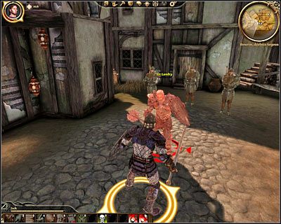 Opis: W trakcie eksploracji dzielnicy targowej zostaniesz rozpoznany przez Sir Landryego (M64, 6) - Dragon Age Początek: Nakaz honoru (Denerim) - Dragon Age: Początek - poradnik do gry