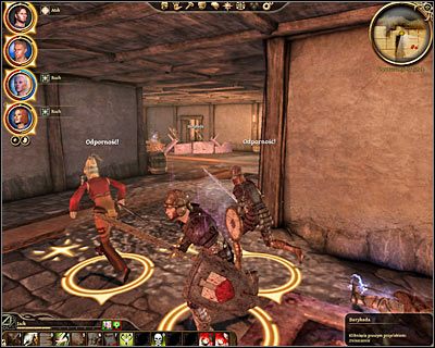 Wkrótce dotrzesz do miejsca, w którym znajduje się wroga barykada (M70, 4) - Dragon Age Początek: Ostatnia prośba (Denerim) - Dragon Age: Początek - poradnik do gry