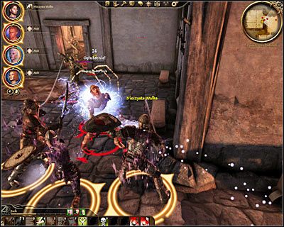 W kolejnym pomieszczeniu do pokonana będzie jeszcze jedna grupa przeciwników - Dragon Age Początek: Ostatnia prośba (Denerim) - Dragon Age: Początek - poradnik do gry