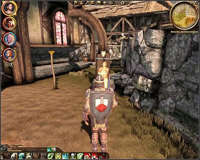 Wybierz się do [Denerim - Dzielnica targowa ] i porozmawiaj ze stojącą niedaleko studni siostrą Justyną (M64, 15) - Dragon Age Początek: Zapomniane wersety (Denerim) - Dragon Age: Początek - poradnik do gry