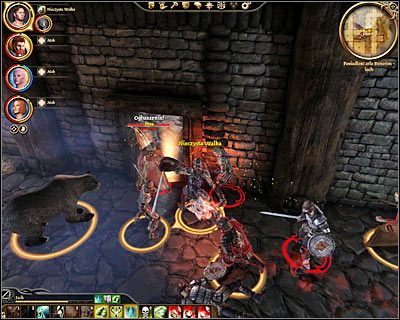 Zanim udasz się do miejsca, w którym przebywa arl Howe (M74, 7) koniecznie zapisz stan gry - Dragon Age Początek: Ratunek dla królowej (2) (Denerim) - Dragon Age: Początek - poradnik do gry