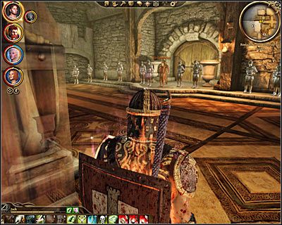 Niezależnie od wyboru przejścia musisz powrócić do miejsca, w którym przetrzymywana jest królowa (M73, 3) - Dragon Age Początek: Ratunek dla królowej (2) (Denerim) - Dragon Age: Początek - poradnik do gry