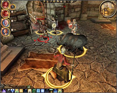 Pierwsze rozwiązania zakłada stoczenie bitwy z Sir Cauthrien i podległymi jej oddziałami - Dragon Age Początek: Ratunek dla królowej (2) (Denerim) - Dragon Age: Początek - poradnik do gry