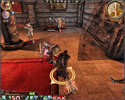 Niestety nawet jeśli teraz rozwiążesz problem bez wszczynania walki to i tak za chwilę zostaniesz zatrzymany przez nowych wartowników (M79, 8) - Dragon Age Początek: W niewoli! (Denerim) - Dragon Age: Początek - poradnik do gry