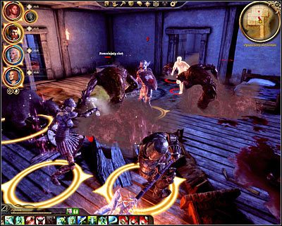 Po drodze będziesz musiał sobie radzić z dużymi grupkami duchów oraz cieni , tak więc nie radziłbym się zbytnio śpieszyć - Dragon Age Początek: Czyhający w mroku (Denerim) - Dragon Age: Początek - poradnik do gry