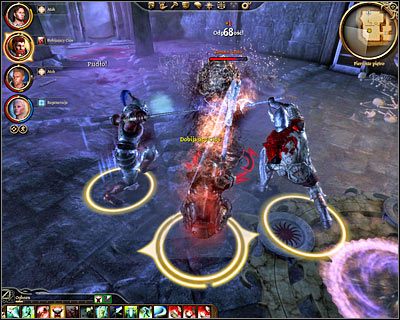 Demona szału nie pokonasz niestety przy jednym podejściu, gdyż po odebraniu mu dostatecznej ilości punktów zdrowia pojawią się kolejni martwi strażnicy - Szczyt wojownika (2) | DLC - Twierdza Strażnika | Dragon Age Początek - Dragon Age: Początek - poradnik do gry