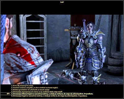 Jeżeli Twój bohater dysponuje dostatecznie rozwiniętym przymusem to w trakcie rozmowy z Sophią możesz skorzystać z siły perswazji by przekonać ją do uszczelnienia Zasłony - Szczyt wojownika (2) | DLC - Twierdza Strażnika | Dragon Age Początek - Dragon Age: Początek - poradnik do gry