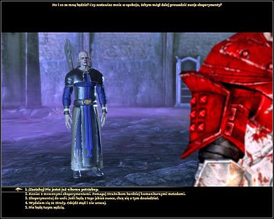 Jeśli sprzymierzyłeś się z Avernusem to w trakcie ostatniej rozmowy z magiem konieczne okaże się przede wszystkim podjęcie decyzji odnośnie jego przyszłości - Szczyt wojownika (4) | DLC - Twierdza Strażnika | Dragon Age Początek - Dragon Age: Początek - poradnik do gry