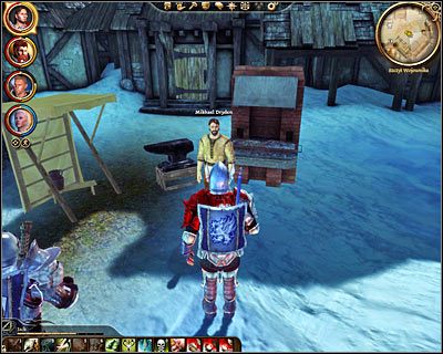 Druga interaktywna postać to Mikhael Dryden (DLC1, 9) - Epilog | DLC - Twierdza Strażnika | Dragon Age Początek - Dragon Age: Początek - poradnik do gry