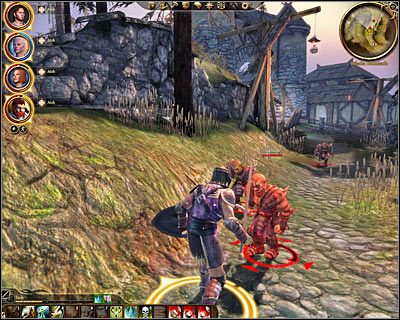 Opis: Po dotarciu na miejsce (DLC3, 1) ruszaj prosto, ignorując powieszone ciała i uciekających mieszkańców wioski - Golem w Honnleath (1) | DLC - Kamienny więzień | Dragon Age Początek - Dragon Age: Początek - poradnik do gry