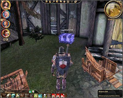 Zanim wejdziesz w interakcję z golemem dobrze byłoby się trochę rozejrzeć po okolicy - Golem w Honnleath (1) | DLC - Kamienny więzień | Dragon Age Początek - Dragon Age: Początek - poradnik do gry