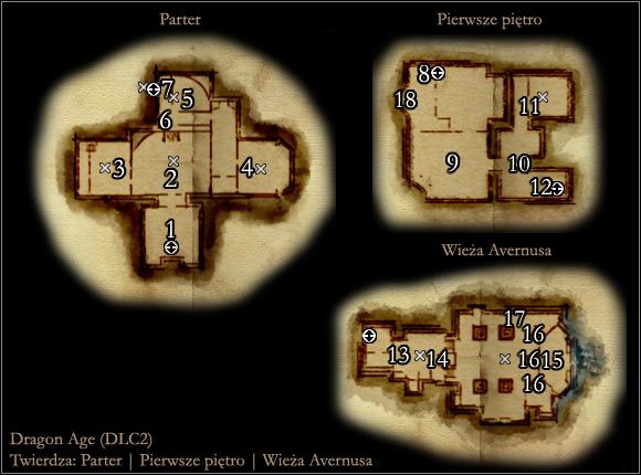 1 - Mapa DLC2 Twierdza | DLC - Mapy | Dragon Age Początek - Dragon Age: Początek - poradnik do gry