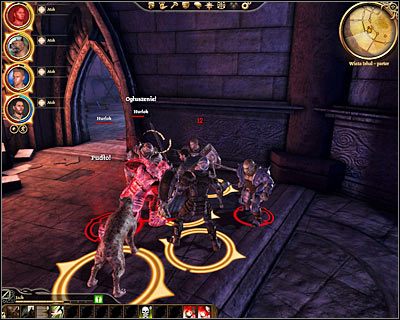 Po zlikwidowaniu mini-bossa do zabezpieczenia będziesz miał jeszcze jedno większe pomieszczenie, oraz dwa mniejsze - Dragon Age Początek: Wieża Ishal (Ostagar) - Dragon Age: Początek - poradnik do gry