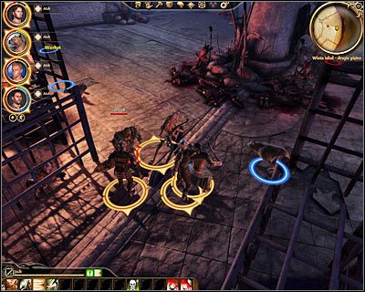Drugie piętro wieży składa się z dużej liczby pomieszczeń, które będą w całości okupowane przez siły wroga - Dragon Age Początek: Wieża Ishal (Ostagar) - Dragon Age: Początek - poradnik do gry