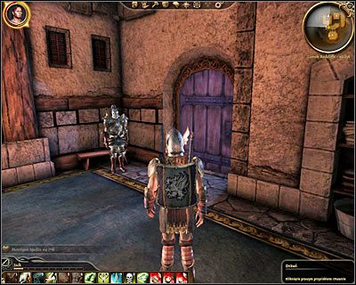 Możesz teraz odbyć szereg rozmów z przebywającymi wokół Ciebie postaciami by wysłuchać ich opinii na temat aktualnej sytuacji - Dragon Age Początek: Ostateczna bitwa (1) - Dragon Age: Początek - poradnik do gry